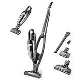 AEG QX6-1-45AN Akku Staubsauger kabellos / Staubsauger beutellos / leise / Handstaubsauger akku / 45 min Laufzeit / leicht / Hartboden / 2in1 / Tierhaare / Hund / Katze / Teppich / Auto / grau