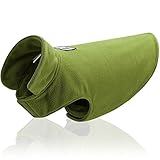 Ecent Hundemantel Winter Hundekleidung Hundepulli Sweatshirt Hund Winterjacke Baumwolle für Hunde (grün, M)