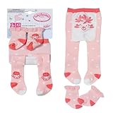 Baby Annabell Strumpfhosen und Socken in verschiedenen Farbkombinationen für 43cm Puppen, 2er Pack Puppenstrumpfhosen, 710807 Zapf Creation
