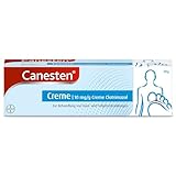 Canesten Creme - zur Behandlung von Hautpilz und Fußpilz - schnell wirksam gegen alle relevanten Pilzinfektionen - mit Clotrimazol - 1 x 50 g