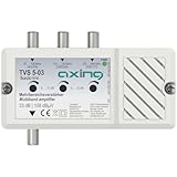 Axing TVS 5-03 Mehrbereichsverstärker 33 dB Antennenverstärker 3-Fach Radio TV FM DAB+ DVB-T2