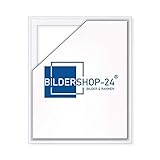 Bildershop-24 Schattenfugenrahmen Lemgo für Keilrahmenbilder und Leinwände 20x30cm Weiß Matt