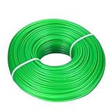 Mähfaden Trimmerschnur Ersatzdurchmesser: 2 mm, Länge: 100 m, Nylon-Rundseil, Unkrautschneiderfaden for Gartengras, Benzin-Rasenschneider, elektrisch, 2,0 mm x 100 m