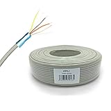 ARLI Telefonkabel 25m 2 x 2 x 0,6 mm Verlegekabel 2x2 4 Adern JYSTY Telefonleitung Telefon Sprechanlagen klingel Anlagen Kabel Leitung rund Aufputz Unterputz 25 m 2x2x0,6mm