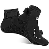 Gimilife Neopren socken, 3MM Neoprensocken Herren Damen, Neoprenschuhe Wassersocken Thermosocken Taucherschuhe für Männer Frauen Zum Tauchen, Schnorcheln, Schwimmen, Surfen, Segeln, Kajakfahren