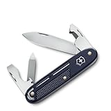 Victorinox Taschenmesser Synergy Alox, Multitool, 9 Funktionen, Inkl. Klinge, Paketöffner, Schraubendreher, Swiss Made, Rostfreier Stahl, Dunkelblau
