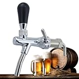 Aiyomi G5/8 Verstellbarer Bierhahn Einstellbare Bierzapfhahn Chrome Bier Zapfhahn für Hause Bier Bar Restaurants