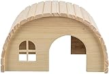 TRIXIE 61272 Haus, nagelfrei, große Hamster, Holz, 29 × 17 × 20 cm