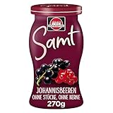 Schwartau Samt Johannisbeeren, Fruchtaufstrich ohne Stücke & ohne Kerne, 270g