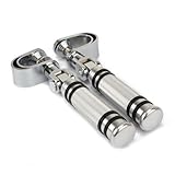 YQZGRD Fußrasten Motorrad Pegs 25MM 32MM Crash Klemmen Montieren Fußstützen Autobahn Fußrasten Für Für Für Touring Dyna Softail