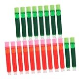 LALAFINA 100 Stück Tintenpatronen für Füllfederhalter Auslöschbare Pastellfarben für Schüler Rosa und Grüne für Schreibübungen und Kreative Projekte