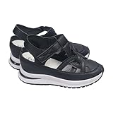 Generisch Orthopädische Sandale Keilsandalen Sommerschuhe Damen Sandalen Sommer Damensandalen Dick Besohlt Hausschuhe Verstellbare Mit Klettverschluss Rutschfeste Und Stoßdämpfende