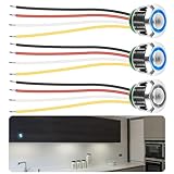 12v LED Touch Dimmer Schalter: Nizirioo 2 Stück Touch Dimmer Schalter 16mm Berührungsschalter LED Touchdimmer 5-24v Dc Sensorschalter Stufenloses Dimmen für Lichtleisten LED-Leisten Streifen Strip