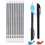 COYUN 10 Nachfüllpackungen, mit 2 magischen Stiften, 2 Stück Steckdosenkorrektur, für Buch, Kalligraphie, Kinder, wiederverwendbar