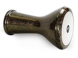 Orientalische Profi Solo Darbuka – Handgefertigt in der Türkei | Gold, Aluguss, Ø 22 cm, Bauchtanz Trommel, Komplett-Set mit Ersatzfell & Tragetasche