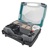 wolfcraft Universal-Meisterdübler-Set 4645000-78-teiliges Komplett-Starter-Set zur Herstellung von sauberen Holzverbindungen mit Ø 6, 8 und 10 mm Holzdübeln - DIY-Dübel-Set