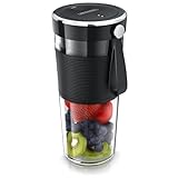 Arendo - Smoothie Maker to GO – tragbarer kabelloser Mixer 350 ml – Akkubetrieb Li-Ion - BPA freie Flasche – ideal für Smoothies und Protein-Shakes - Standmixer für unterwegs - Sport Reisen Urlaub