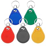 5 Stück 13.56MHz RFID Schlüsselanhänger NFC Token Tag Wiederbeschreibbar und Wasserdicht Keyfobs, RFID-Token sind weit verbreitet und mit Zugangskontrolle