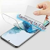Gorilla Schutzfolie für Samsung Galaxy S6 Edge [2 Stück] Nano-Tech, Klar Folie, 100% Fingerabdrucksensor, Displayschutz, TPU NANO