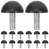 COLLBATH 200 Stück Verstellbare Möbelfüße M6 Gewindeschrauben 200 Stück rutschfeste Nivellierfüße für Stühle Schränke und Hockerbeine Geräuschdämpfend und Höhenverstellbar