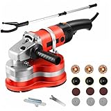 Betonschleifer-Set Elektrischer Betonschleifer,Boden 3000W Elektrisch Mit 6-Gang-Einstellung Und Zusatzgriff,3 Diamant-Schleifscheiben Für Zement-, Marmor- Und Granitoberfläche Finishing