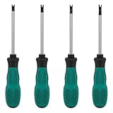 4 Stück U-Typ Schraubendreher M1.7 / M2.0 / M2.3 / M2.6 U Gabel Typ Magnetschraubendreher CRV Multifunktions Handwerkzeug Kit Bits Magnetisch Schlitzschraubenzieher M-type Screwdriver