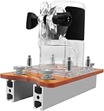 CYSFETENA 2-in-1 Holzfräserbasis aus Aluminiumlegierung,Oberfräse Zubehör für 65-mm Trimmmaschine, Frässchablone für präzises Fräsen, Frässchablonen Für Oberfräse Schlitzhalterung