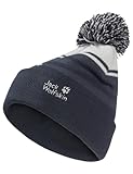 Jack Wolfskin Stripy Pompom Beanie K