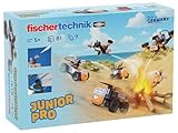 fischertechnik Junior Pro 576100 – Konstruktionsspielzeug für Kinder, Baukasten mit 7 Modellen inkl. Löschfahrzeuge, ab 5 Jahren, orange