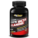 My Supps 180x Beta-Alanin Kapseln hochdosiert für maximale Performance - Aminosäure Tabletten mit 4800mg Beta-Alanine und Vitamin B6 pro Portion - Workout Supplement Made in Germany