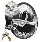 Yerbssk Keuschheitsgürtel Für Herren, Full Bondage PeniskäfigEi Typ Chastity Cage Pc Transparenter Keuschheitskäfig Cook Cage Chastity Cage SM Fetisch Sexspielzeug Für Männer(Dornig,43mm)