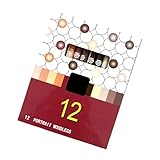 PURPLELILY Holzlose Aquarellstifte für Künstler und Kinder, ölbasierte holzlose Buntstifte für Porträt, Zeichnen, Malen, 12 Stück