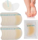 20 Stück Blasenpflaster, Blister Pads Gel Pflaster für Fuß Schutz, Unsichtbare und Wasserdicht Hydrokolloid Patch, Linderung von Reibungsschmerzen Zehen,Vorfuß,Ferse