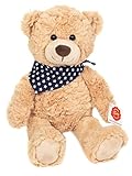 Teddy Hermann 91388 Teddy-Bär Sandfarben 30 cm, Kuscheltier, Plüschtier