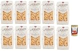 10x La Molisana Orecchiette Pugliesi N. 30 Pasta Lenta Lavorazione Teigwaren aus Hartweizengrieß Bronze-Zeichnung 500g + Italian Gourmet Polpa 400g