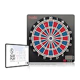 Karella Dartautomat CB-Smart, Testsieger elektronischer Softdartscheiben, modernste Bluetooth Online Funktion, 37 Spiele, Elektronik Smart Dartboard, exakte Turniermaße, Double/Triple 2-Loch Abstand