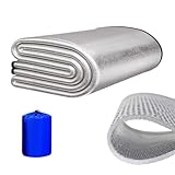 Isomatte Camping – Camping Isoliermatte, Schlafzeltunterlage | wasserdichte Thermo-Campingmatte für reflektierende Wärme, verdickte Outdoor-Aluminiumfolie, Campingunterlage für Campingplatz, Wandern