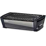 Enders Aurora Mirror raucharmer Tischgrill, mit Guss-Rost, Holzkohle-Grill, kleiner Grill, Balkon-Grill, Picknick-Grill, Camping-Grill, Grill mit Belüftung, black #1365