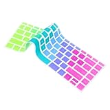 DECORNIJIA Silikon Keyboard Cover für Pavilion Schützende Tastaturfolie Waschbar Staub Flüssigkeitsabweisend Weiches Gefühl Kompatibel mit Hp Pavilion Laptop Bunte Tastaturschutzfolie