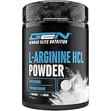L-Arginin HCL - 500 g - L-Arginin Hydrochlorid - pflanzliches L-Arginin HCL - Optimale Löslichkeit - Reines Pulver ohne Zusätze - Vegan