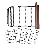 Kaxofang Schmuck Organizer Wand montiert, Holz hängenden Schmuckhalter mit Halskette Organizer Rack, Geschenk für Frauen