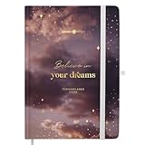 Lebenskompass Kalender 2025 2026 A5 ”Dreamy” - Hardcover Buchkalender von Juli 2025 bis Dezember 2026 - Dein Wochenplaner & Terminplaner für 18 Monate