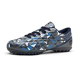 DREAM PAIRS Fußballschuhe Kinder Jungen Fußballschuhe Mädchen Atmungsaktive Fussball Schuhe Unisex GREY/ROYAL/BLUE SDSO223K-E Größe 33 (EUR)