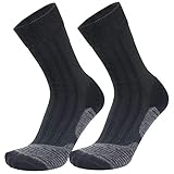 RENNER XXL Meindl Wandersocken Trekkingsocken Doppelpack, Schwarz, 45 bis 47