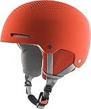 Alpina ZUPO - Sicherer, Stoßabsorbierender, Belüfteter & Schlagfester Skihelm Für Kinder, Pumpkin-orange matt, 54-58 cm