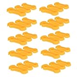 WOONEKY 30 Stück Teiliges Vogel Beinkorrekturband aus Kunststoff Verstellbare Hüftbandage für Küken Enten Wachteln Papageien Wiederverwendbarer Fußstrecker für Neugeborene mit Spreizbein