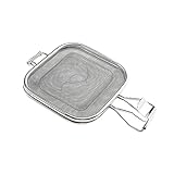 Toddmomy Gebackener Netz Clip Rostfrei Sandwich Braten Toast Netze Kochplatte Grillzange Mikrowellengeschirr Grillrost Backwerkzeug Backblechklemme Backofen Brotclip Silver