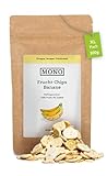 Mono Bananen gefriergetrocknet - Bananenchips - Fruchtchips Snack - 400g Bananen Topping - gesunde Snackalternative - ideal für Porridge, Müsli