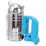 TIKATARER Bienenraucher für die Bienenzucht, Elektrelrauch Sender aus Edelstahl, mit Wärmeabdeckung für den Gebrauch Im Bienenzucht