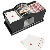 Kartenmischmaschine – Pokertischmaschine, handbetriebener Mischer | Casino Manual Poker Kartenmischer, Kartendeckmischer, Poker Night Essentials Kartenmischer für Zuhause, Bauchmuskeln, 4,33 Zoll